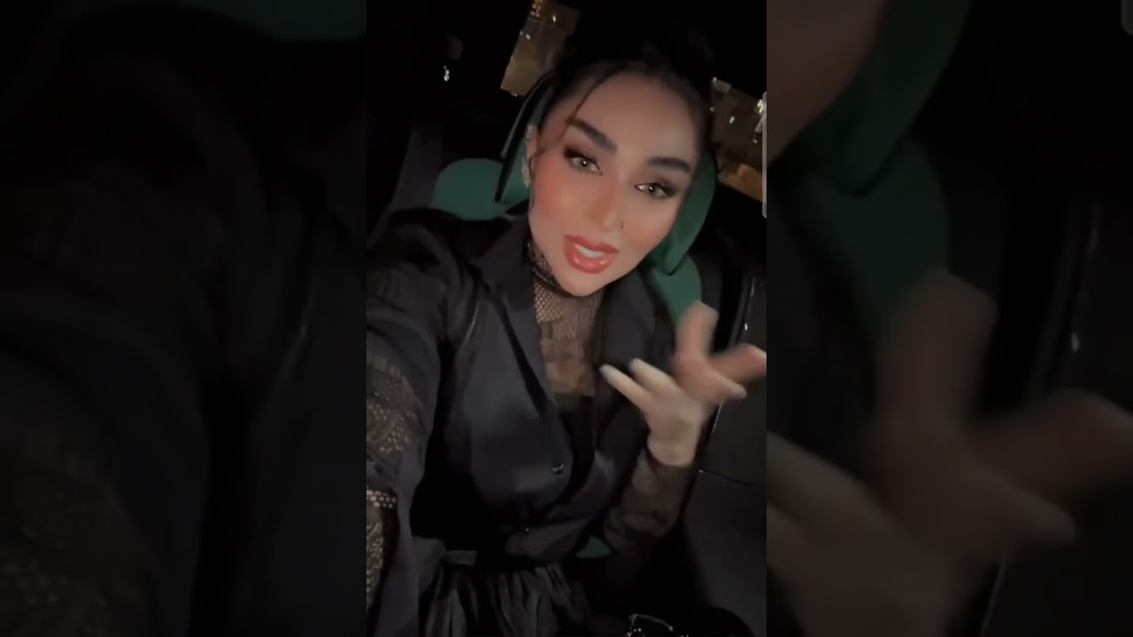 أمل الانصاري وجمالها بالفستان الاسود 😍 وحضورها عرض ازياء بالرياض  #يوميات  #سنابات #مشاهير