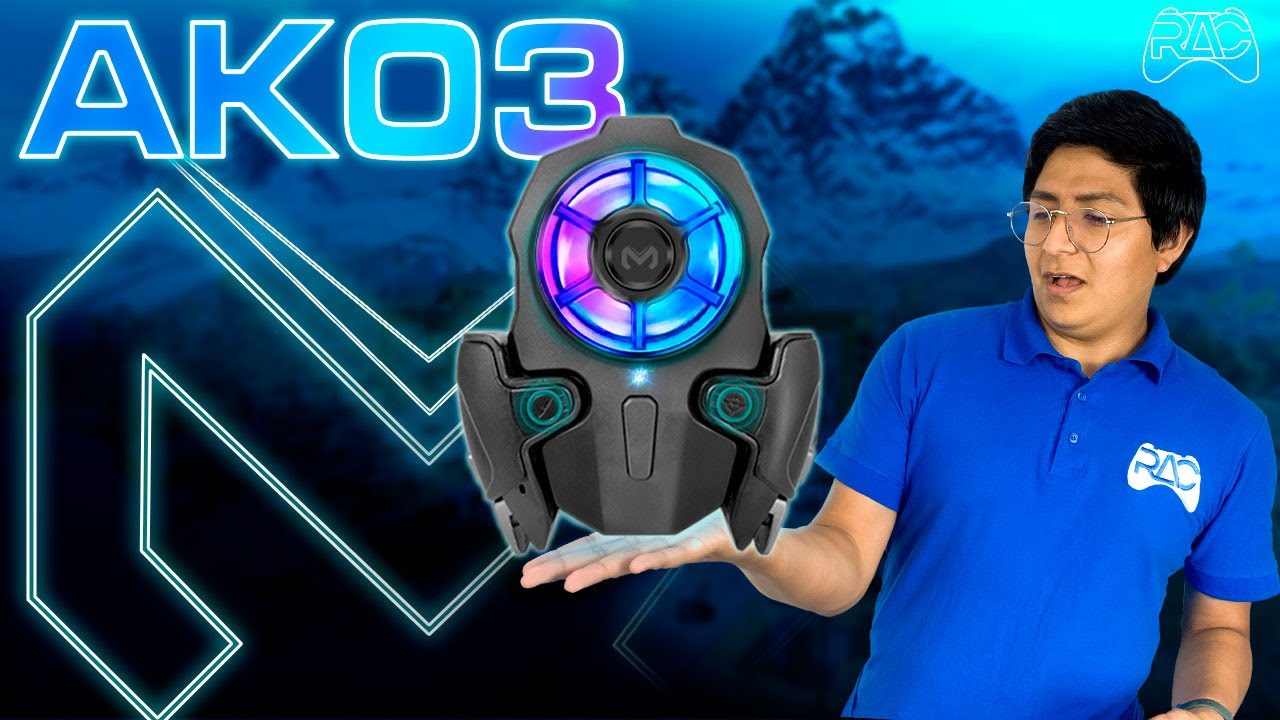 Combo MEMO AK03 para celular | Gatillos + Cooler + Dedales para Free Fire, COD mobile, PUBG mobile