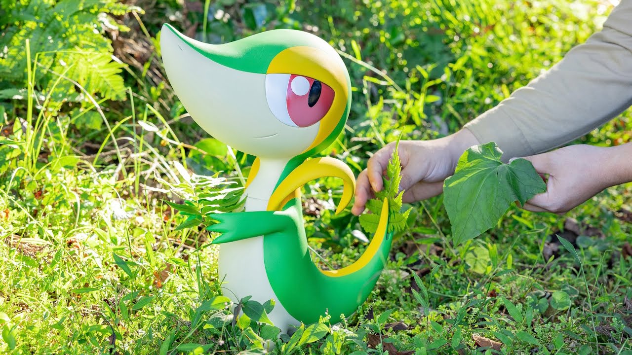 【粘土】等身大ツタージャの一輪挿し作ってみた Making Snivy 「Life-size」【ポケモン】/ Pokémon Clay Art /