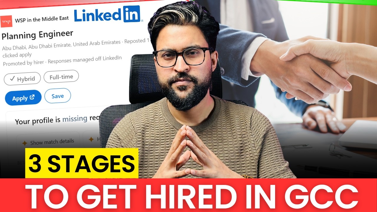 How to search Job in Gulf using LinkedIn ? | 3 Stages to get Hired in GCC