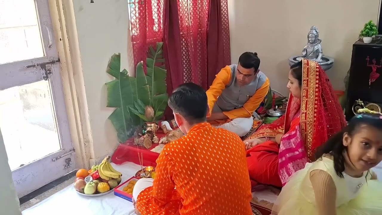 वेदी पूजन  ,भगवान विष्णु जी  की पूजा #youtubeshorts #viralvideo #trending katha #bhakti #story 