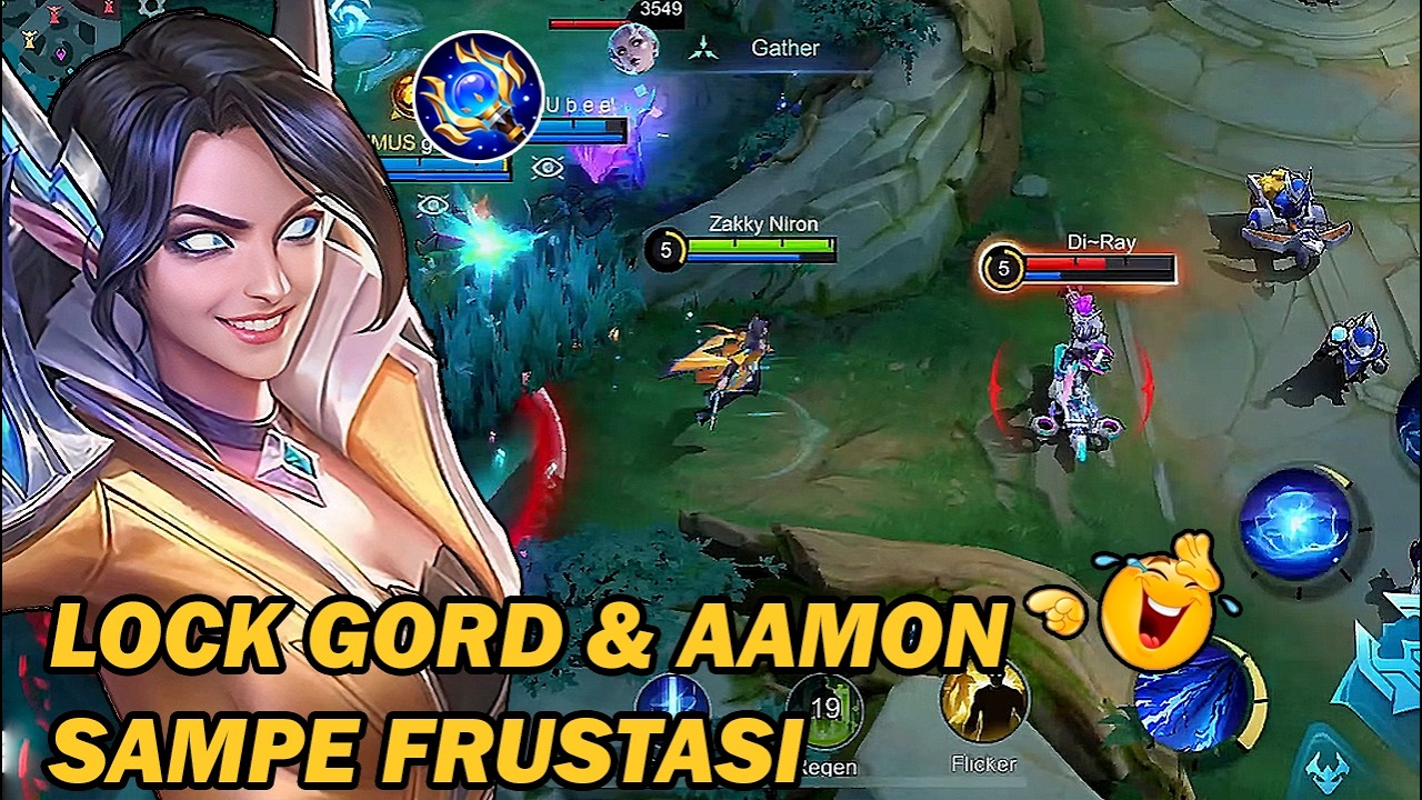 EUDORA MODE DENDAM!! LOCK GORD & AAMON SI PALING JAGO SAMPE KESAL‼️- MLBB
