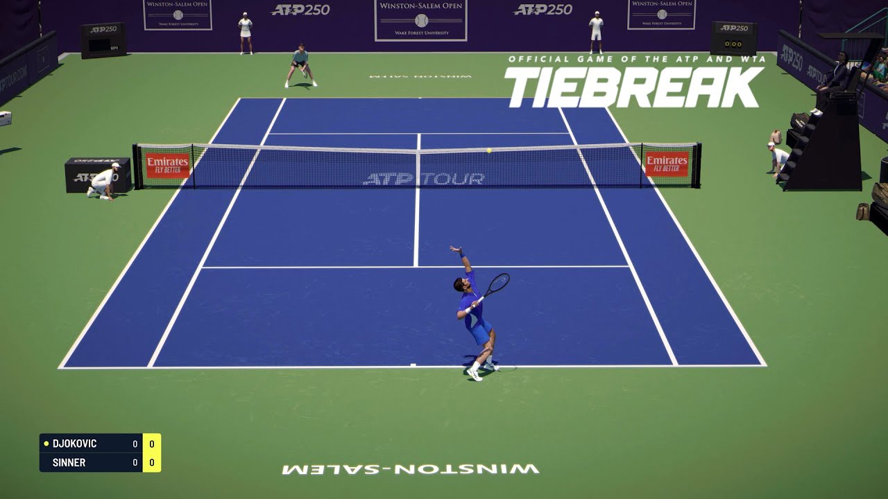 TIEBREAK - Jannik Sinner Vs Novak Djokovic I Winston Salem Open I TIEBREAKER (PS5)