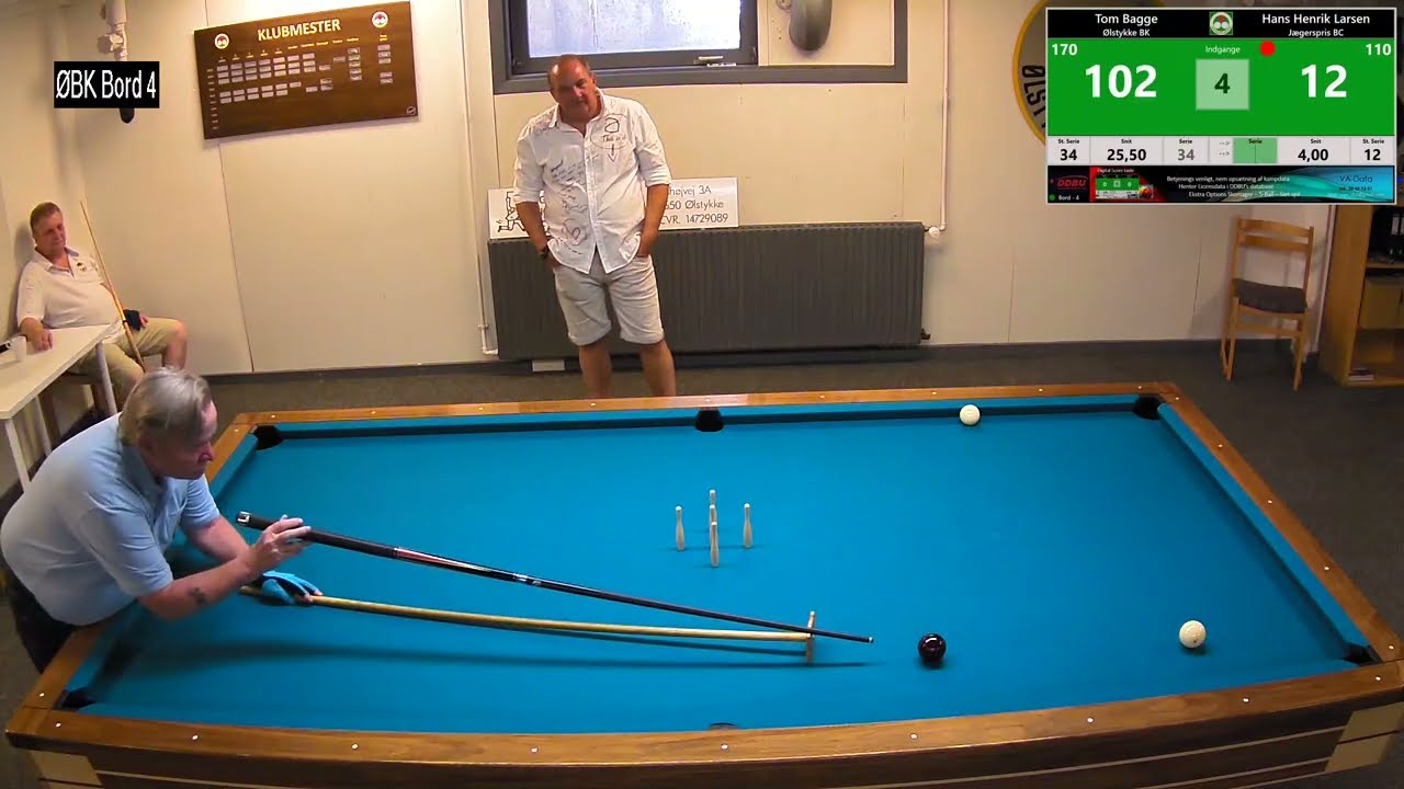 &Oslash;BK Cup 2023   Knockout   Tom Bagge vs Hans Henrik Larsen