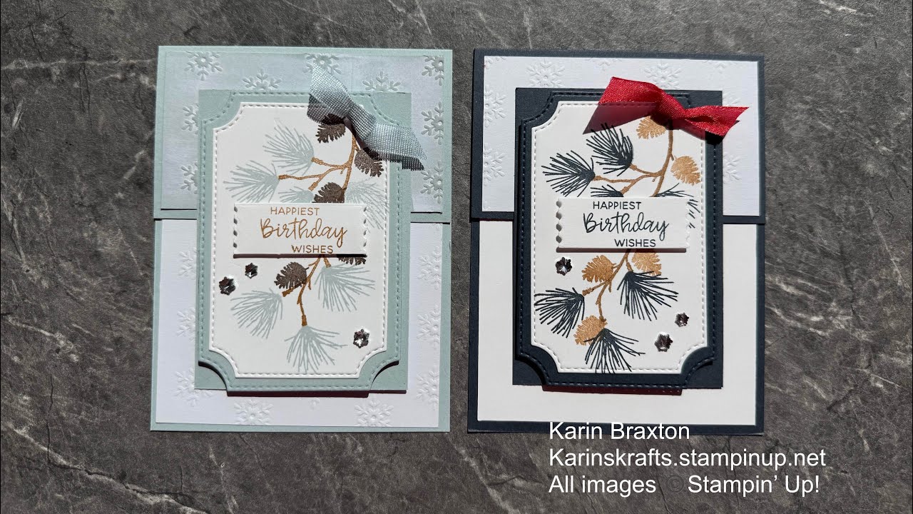 Easiest Turned flap Cards with Stampin’Up!  fluffy squirrel and branching out bundles