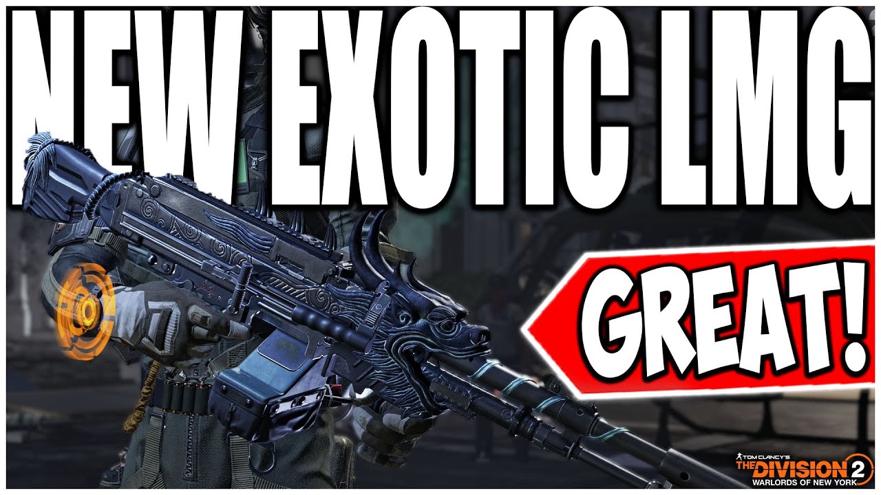 The NEW EXOTIC LMG IN THE DIVISION 2 IS GREAT! The Iron Lung has FIRE Bullets (First look & Testing)