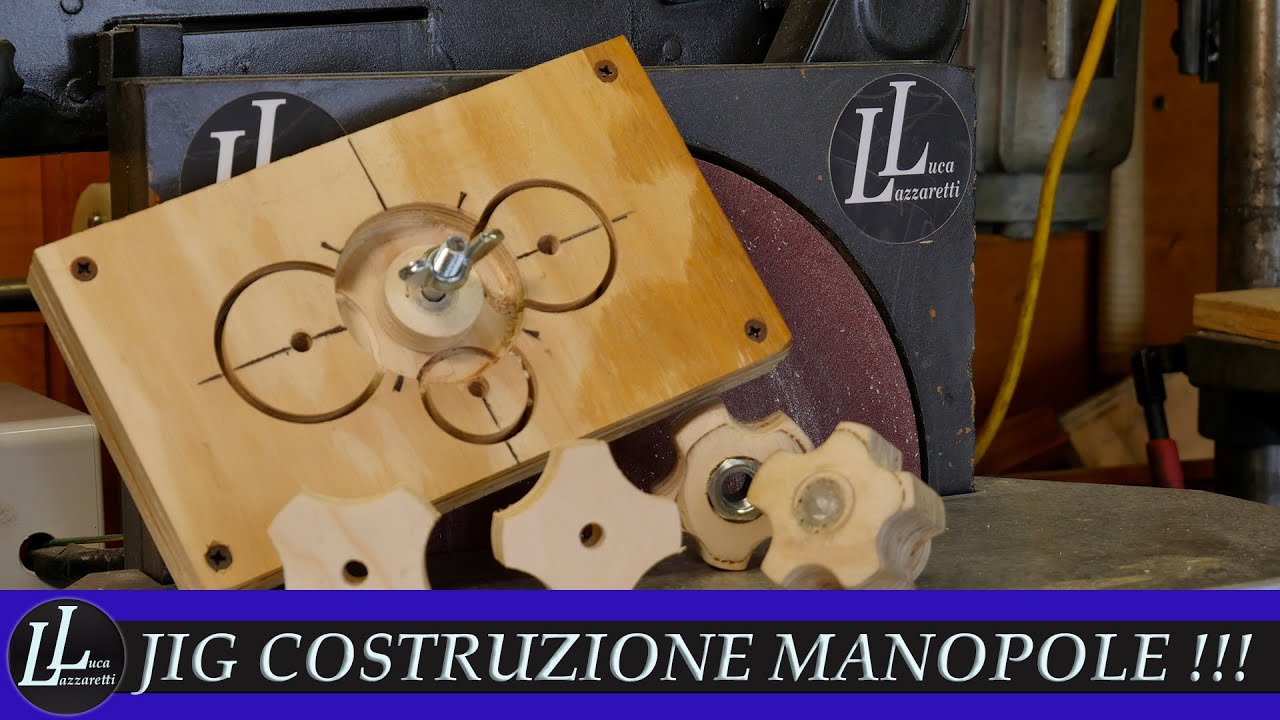 #50 COME FARE JIG MANOPOLE IN LEGNO-Wooden Knobs
