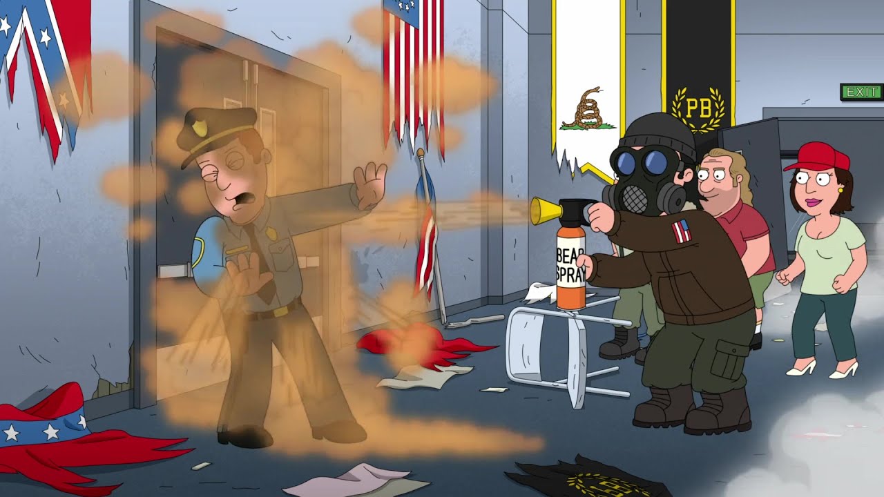 Family Guy - Brian at a MAGA conference