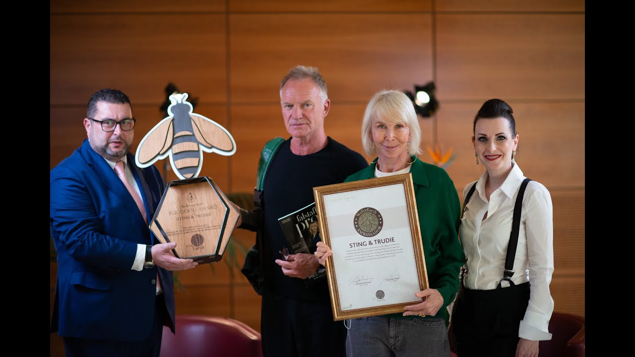 Sting und Trudie Styler bekommen den Bee Good Award
