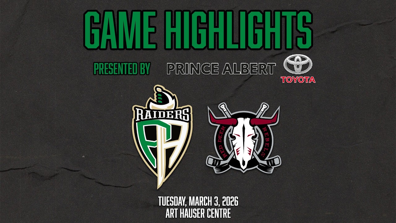 Prince Albert Toyota Game Highlights: March 3 vs Red Deer