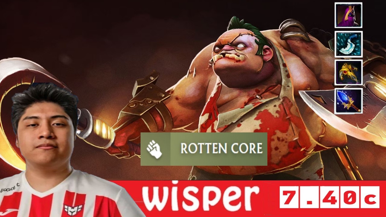 [DOTA 2] Wisper PUDGE [HEROIC vs NAVI] [PGL WALLACHIA 7] [7.40c] [2]