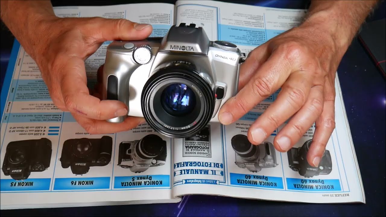 Una delle ultime reflex analogiche: Minolta Dynax 40 e l'importanza dell'esposizione personalizzata