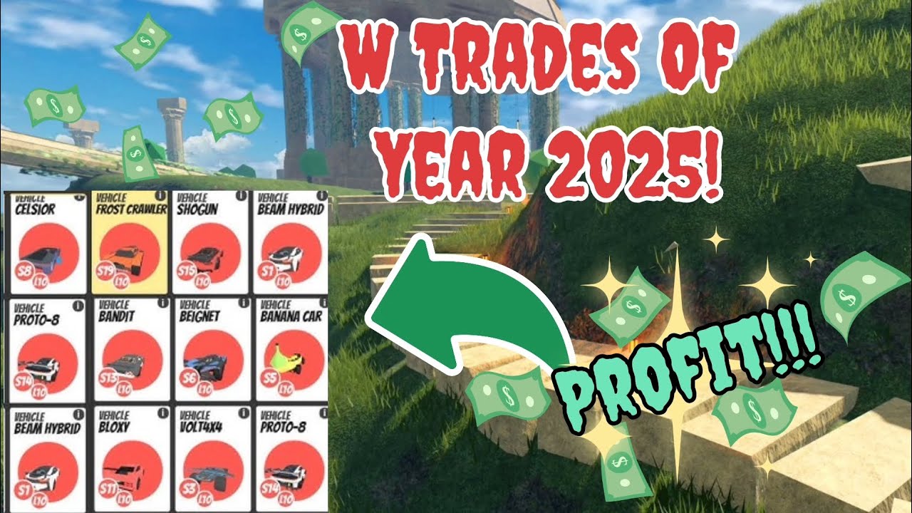 Every W Trade I Made in 2025 (Jailbreak Trading Recap)  #jailbreakroblox 
