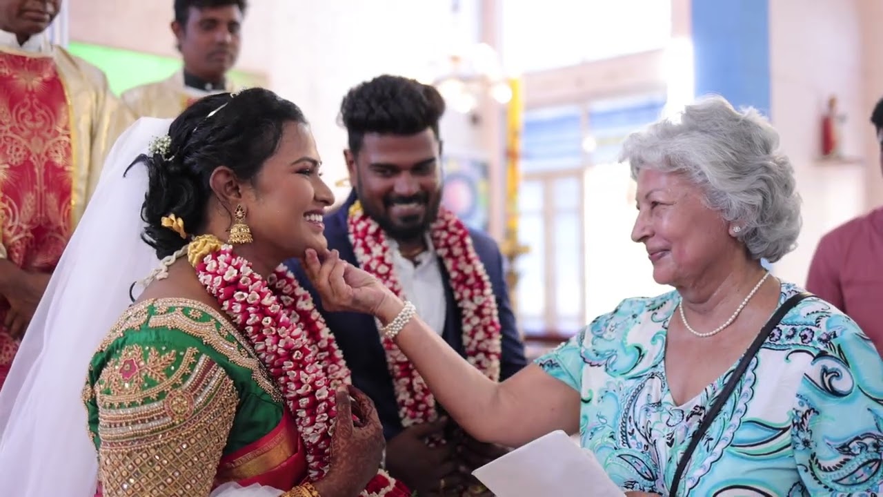Nancy + Muthukumar | Christian Wedding Highlights | George Ferna Photography