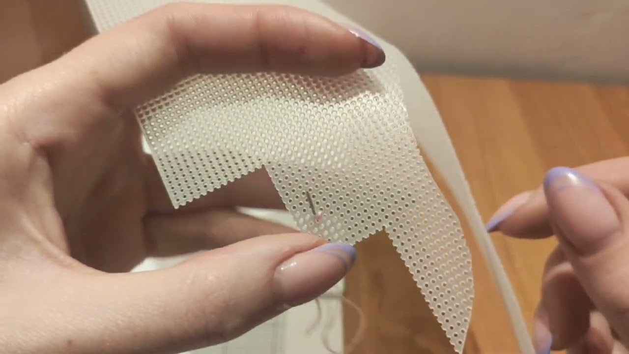 Flosstube #47 | Moje początki z plastikową kanwą