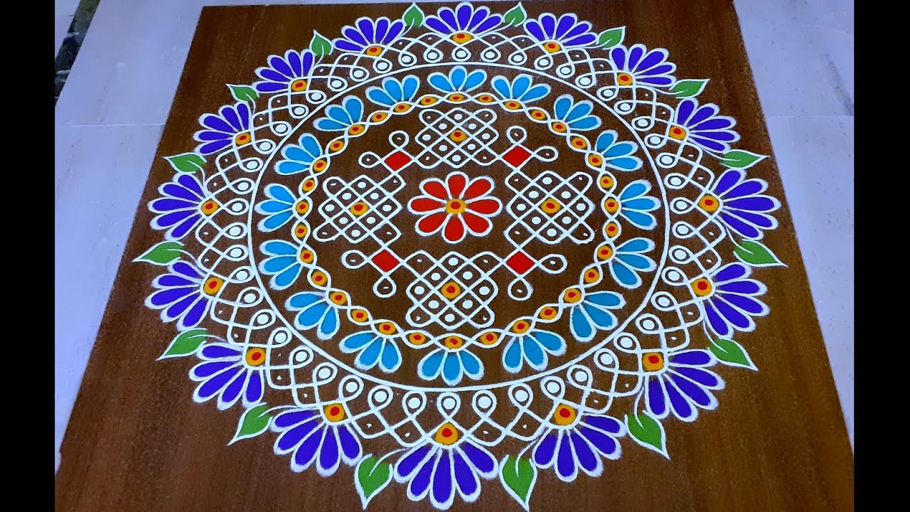 Competition muggulu 2026 🌸 Beautiful festival rangoli 🌸 Colourfull big rangoli design || Naa Rangoli