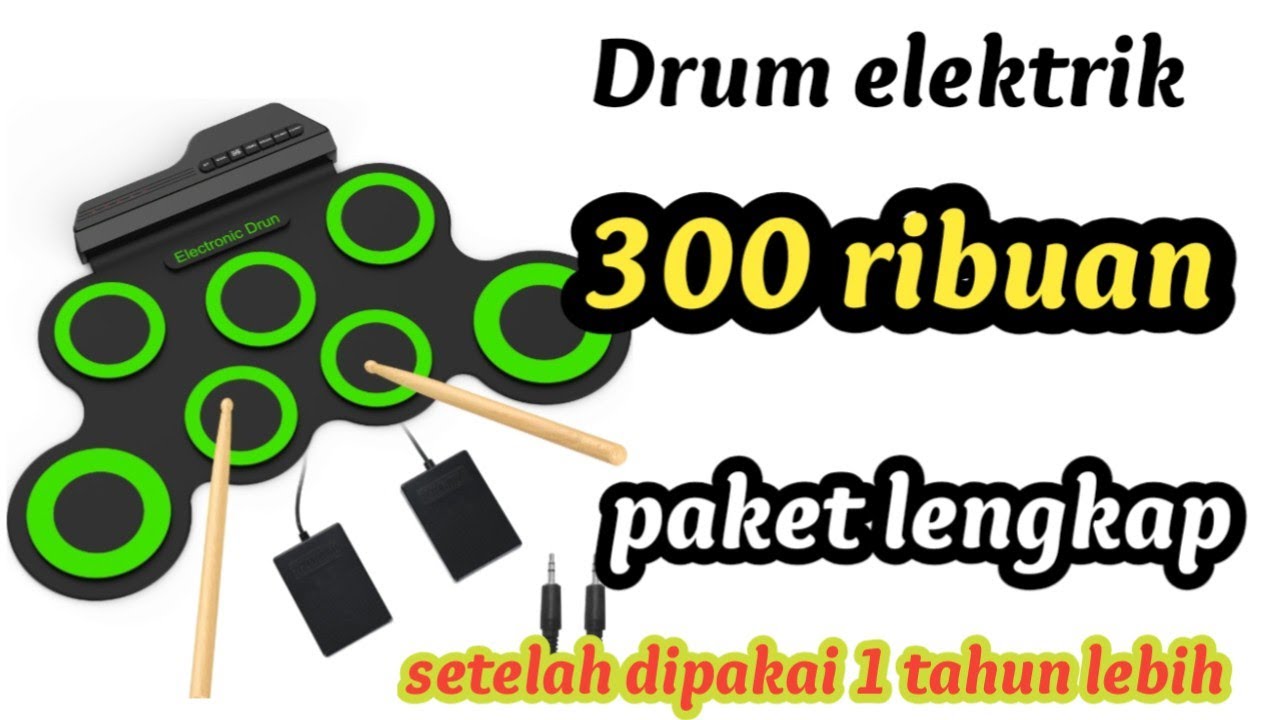 Try the cheapest electric drum, Rixton, for only 300 thousand rupiah.