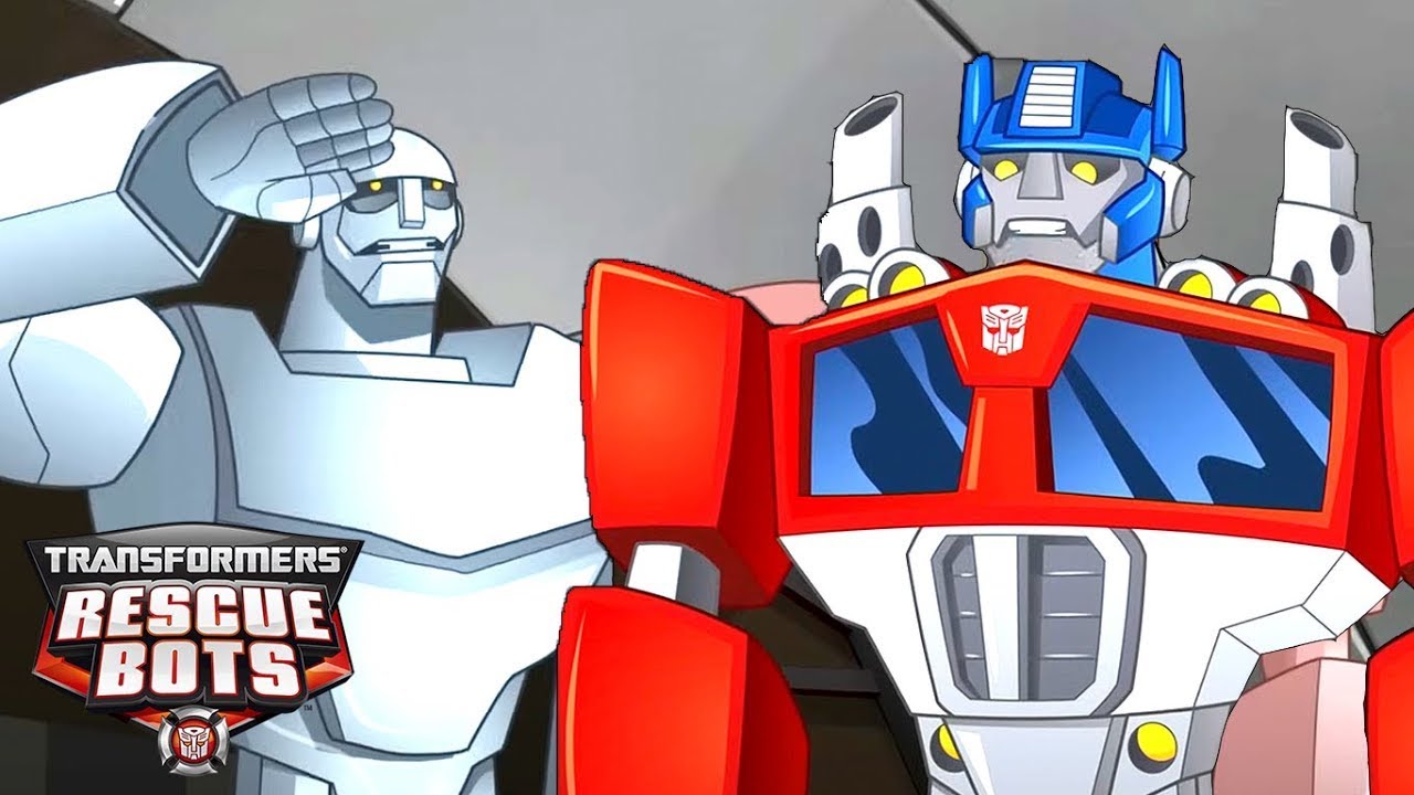 Saudação ao Optimus Prime! | Transformers Rescue Bots | Desenho animado infantil