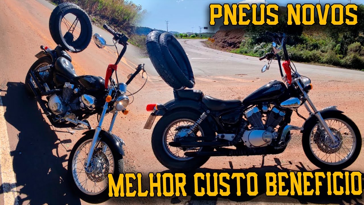 TROCA DOS PNEUS DA VIRAGO 250 - O MELHOR PAR DE PNEU PARA ELA