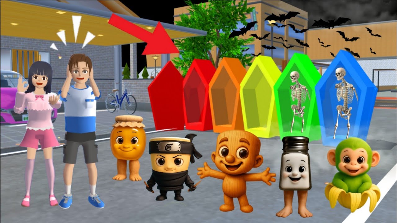 yuta mio panik bocil anomali masuk peti m4ti warna warni | SAKURA SCHOOL SIMULATOR