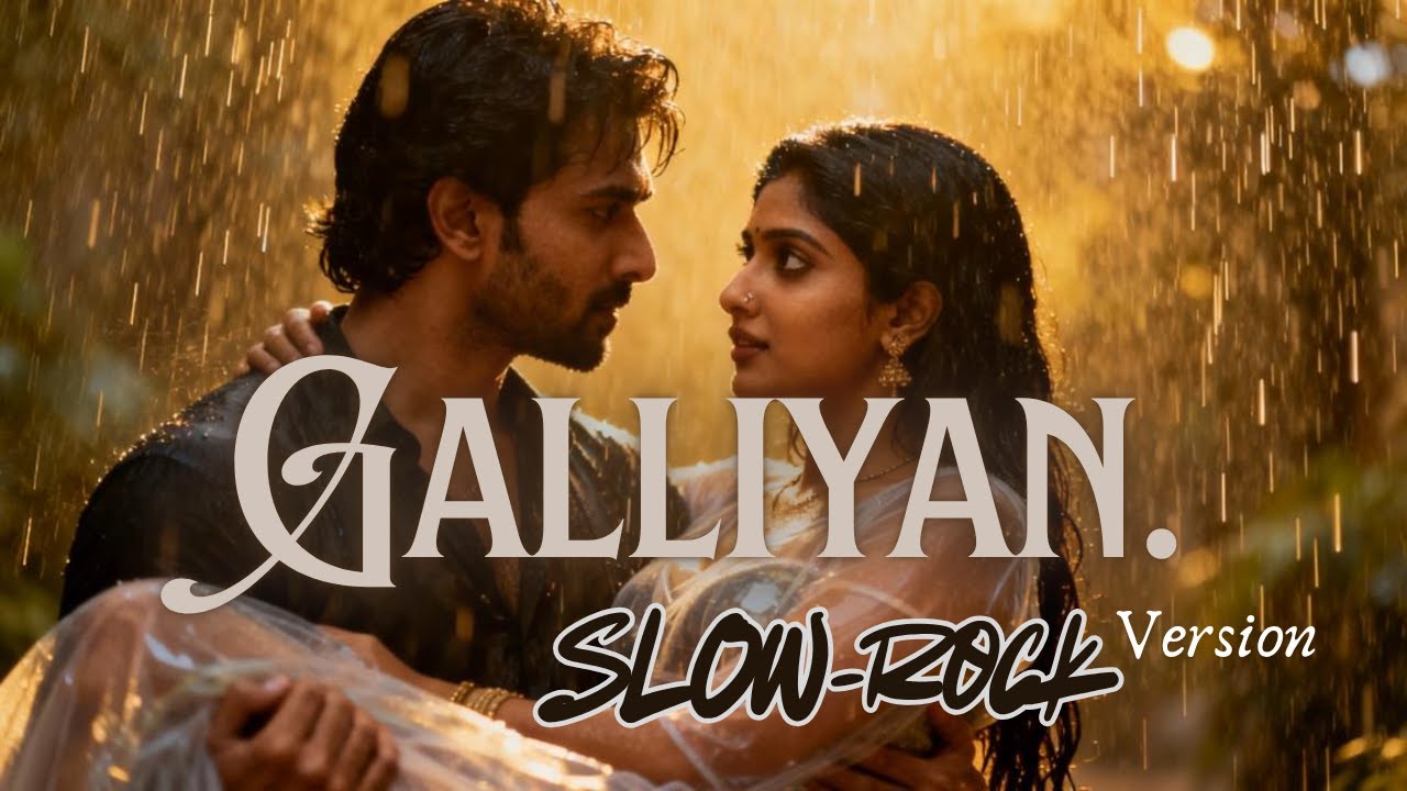 GALLIYAN-SLOW ROCK VERSION | COVER | ECHOMUVIC | MUSIC VIDEO COVER | AI