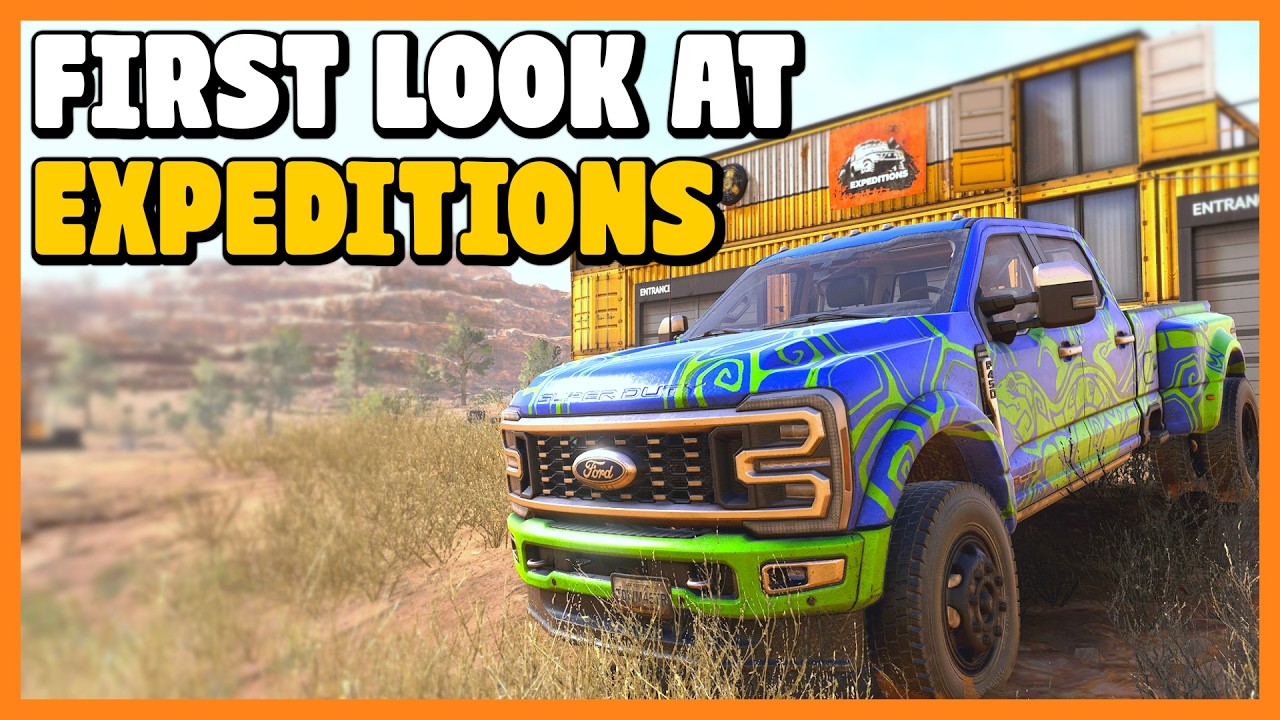 Lets play Expeditions A MudRunner Game part 1