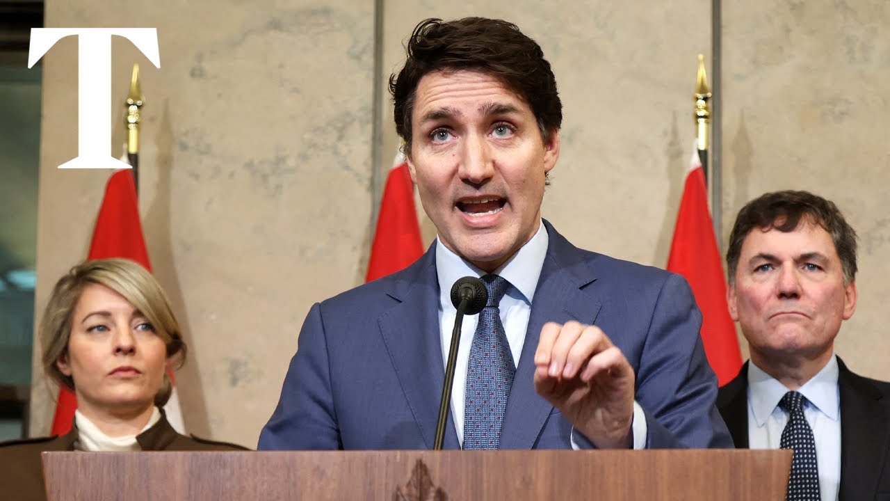 Justin Trudeau announces trade war on US imports