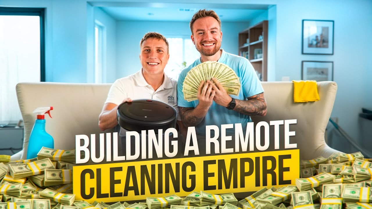 How To Build A Remote Cleaning Business Without Ever Touching A Mop | Parker Smith