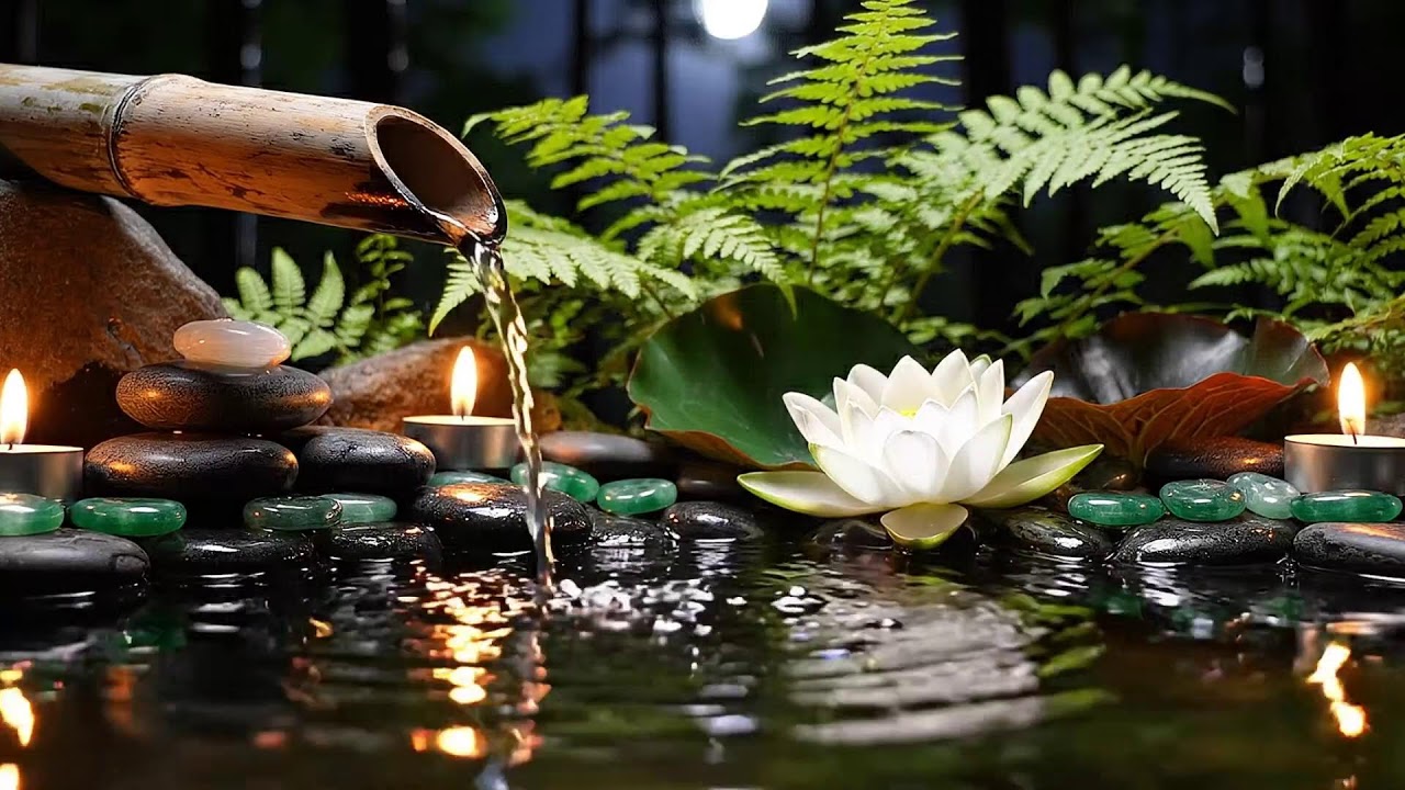 Healing Music for Anxiety Relief 🌿 Peaceful Piano with Water Sounds, Deep Sleep