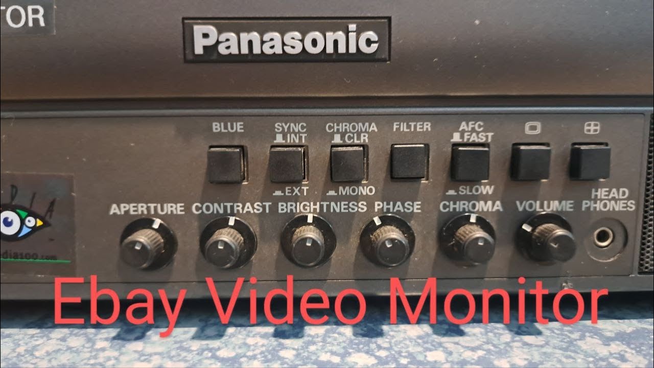 Another Ebay CRT Video Monitor? (Panasonic BT-S1360Y Unboxing)