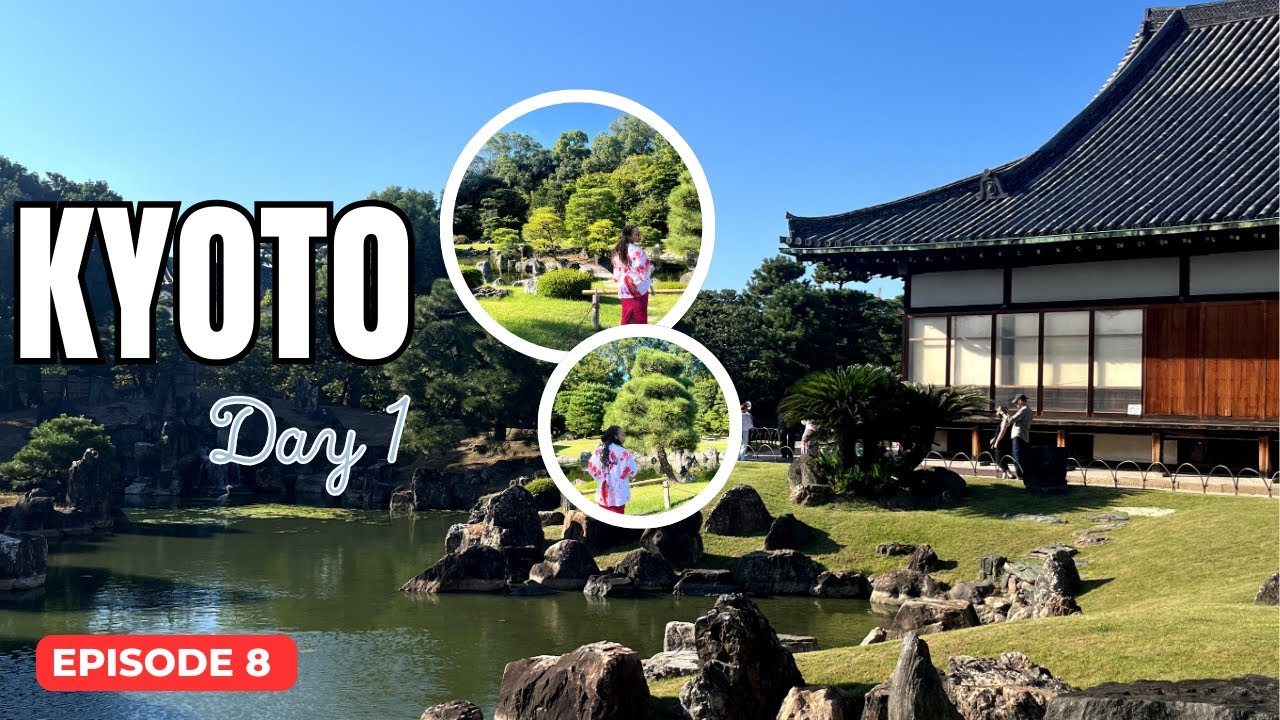 EPISODE 8: We Arrived in Kyoto 🇯🇵 | Wrong Bus, New Plans & Nijo-jo Castle