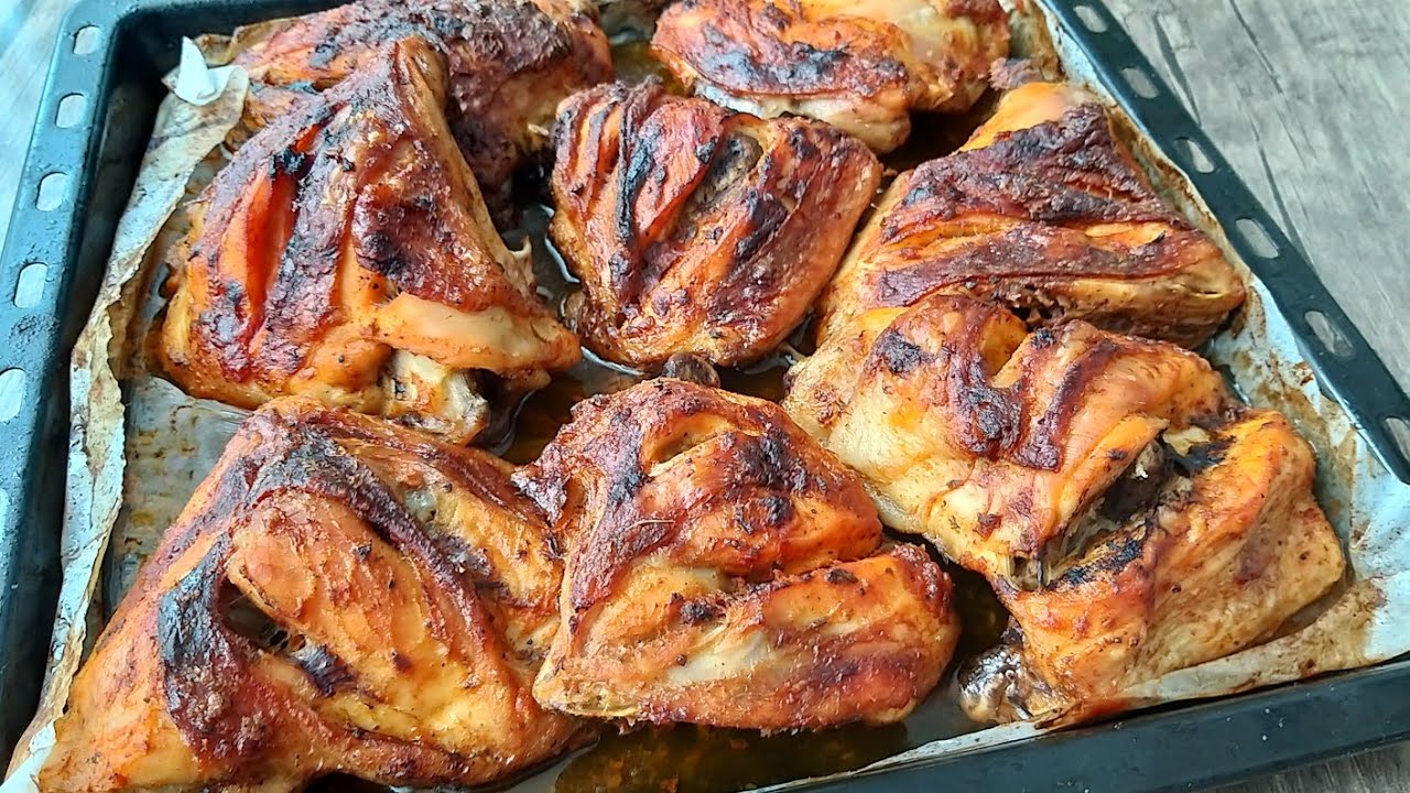FIRINDA NAR GİBİ KIZARMIŞ MANGAL TADINDA TAVUK PİRZOLA