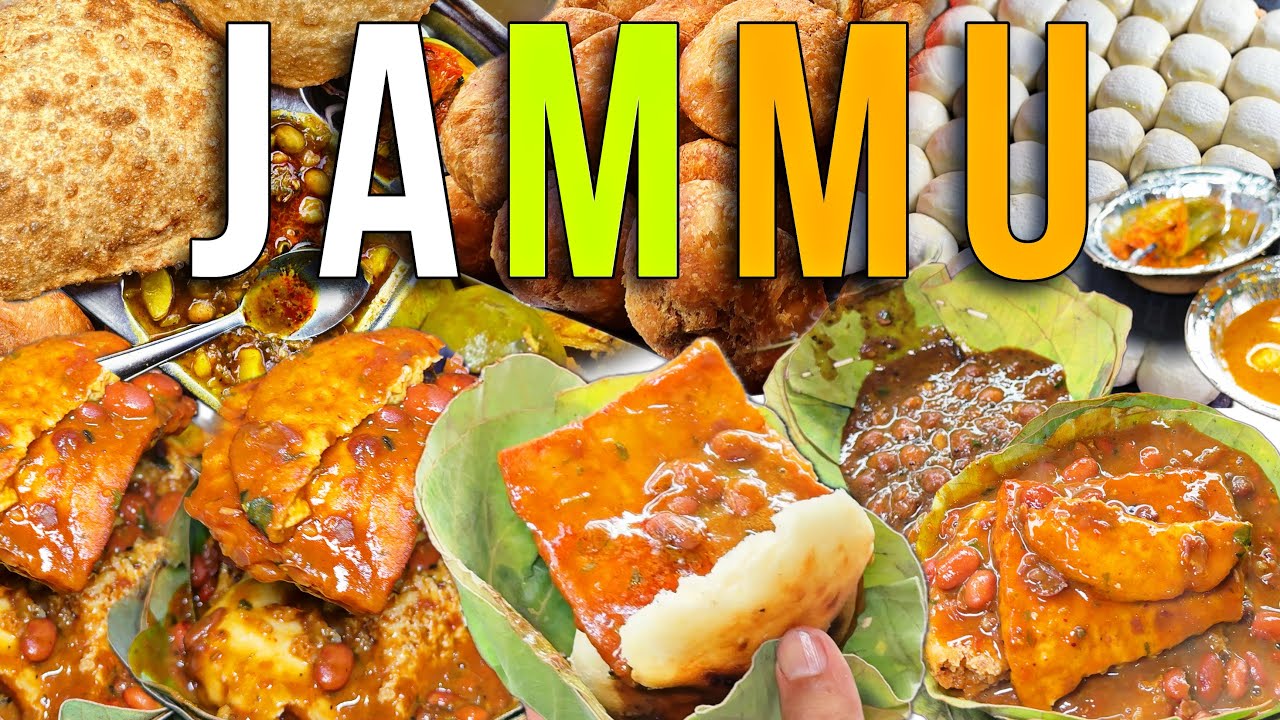 ICONIC Foods of JAMMU | देसी Ghee Poori Chana, Rajma Bheega KULCHA, SUCHHI Poori | Indian Food