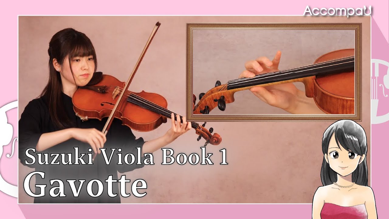 Gavotte | F.J.Gossec | Suzuki Viola Book 1【Practice Version】