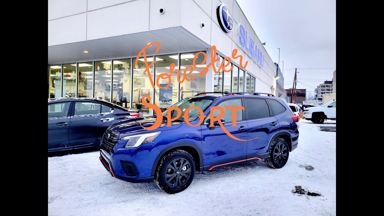 Subaru Forester Sport 2023 года, цвет «Сапфирово-синий жемчуг», 23FR3043