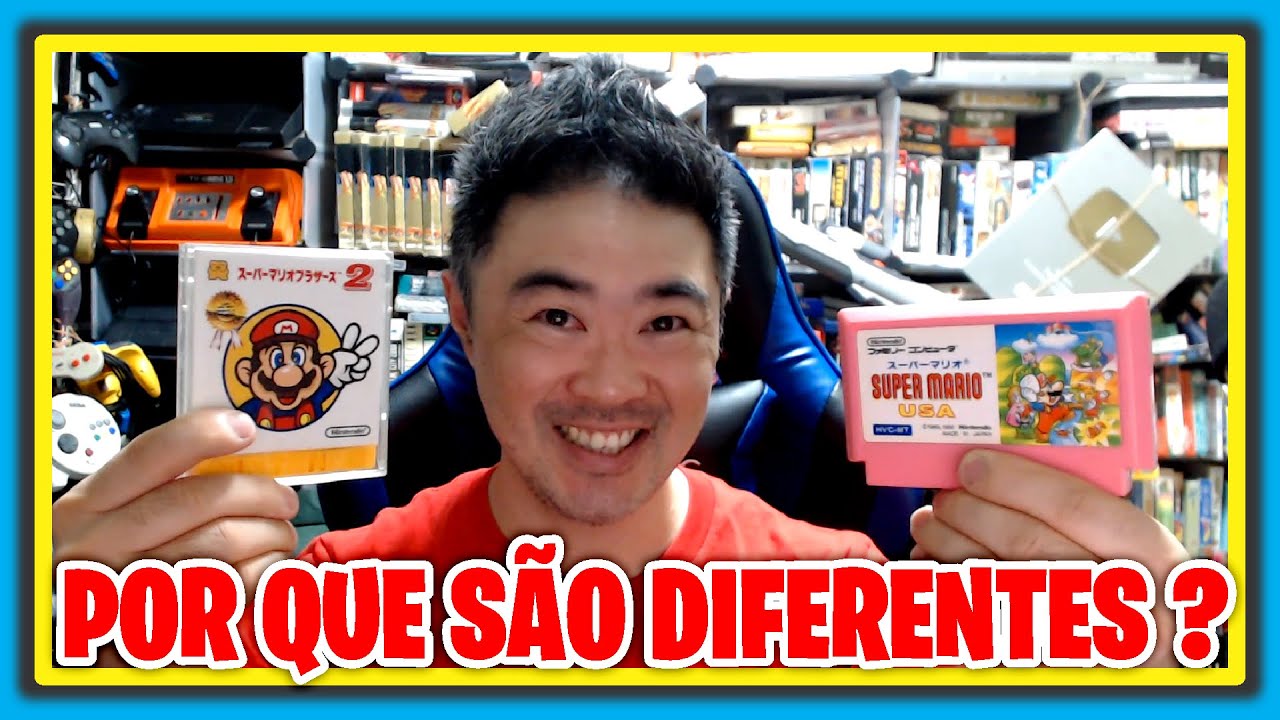 POR QUE SUPER MARIO BROS. 2 TEM DUAS VERSÕES DIFERENTES NO JAPÃO E NO OCIDENTE ?