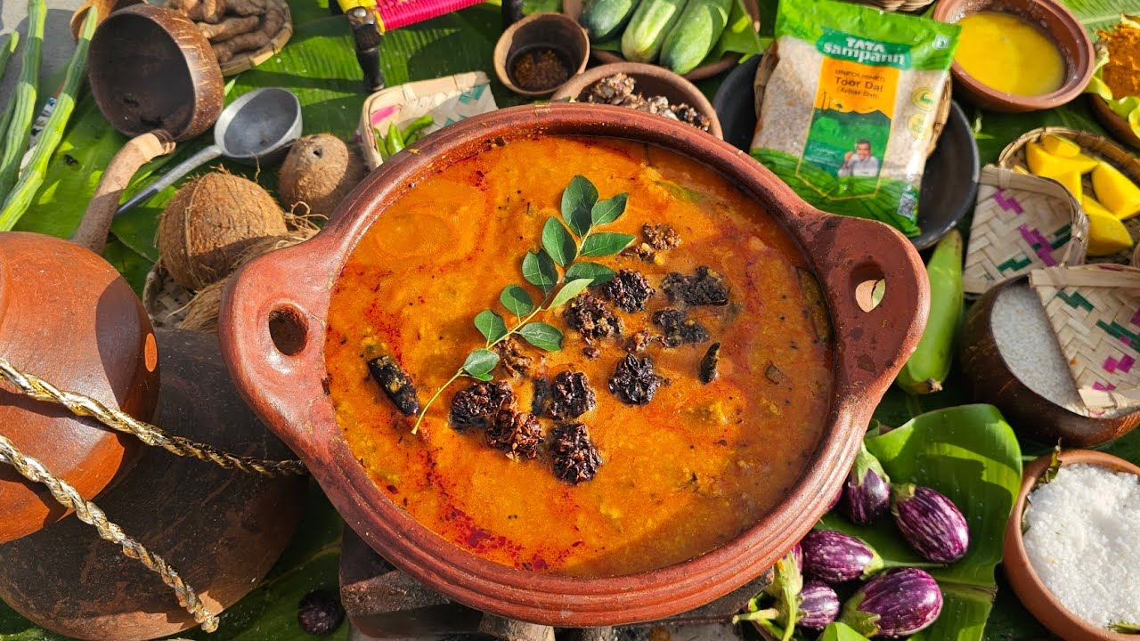 Kalyana Veetu sambar|Kathirikkai Murungakai Maangai sambar கல்யாண வீட்டு சாம்பார் #foodzeee
