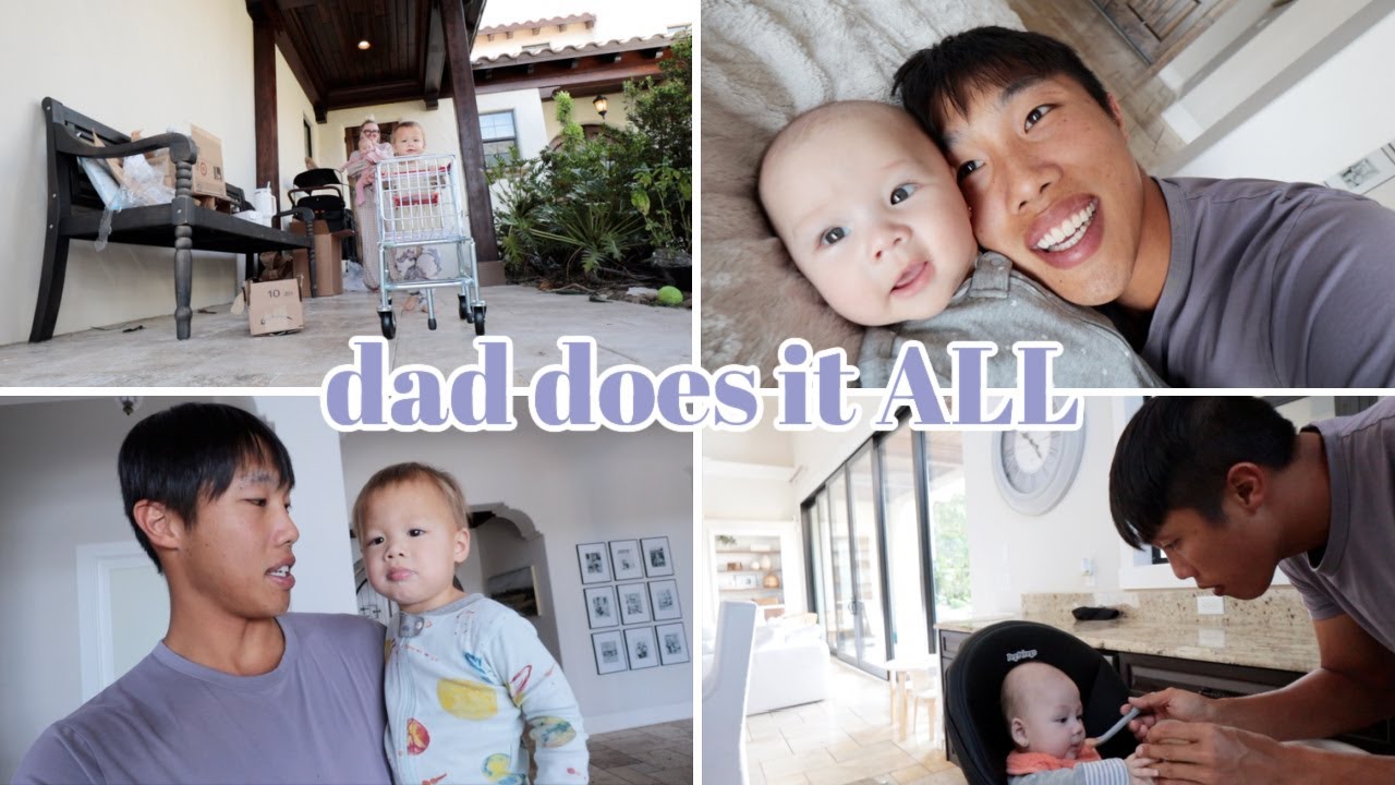 a day with dad and the kids