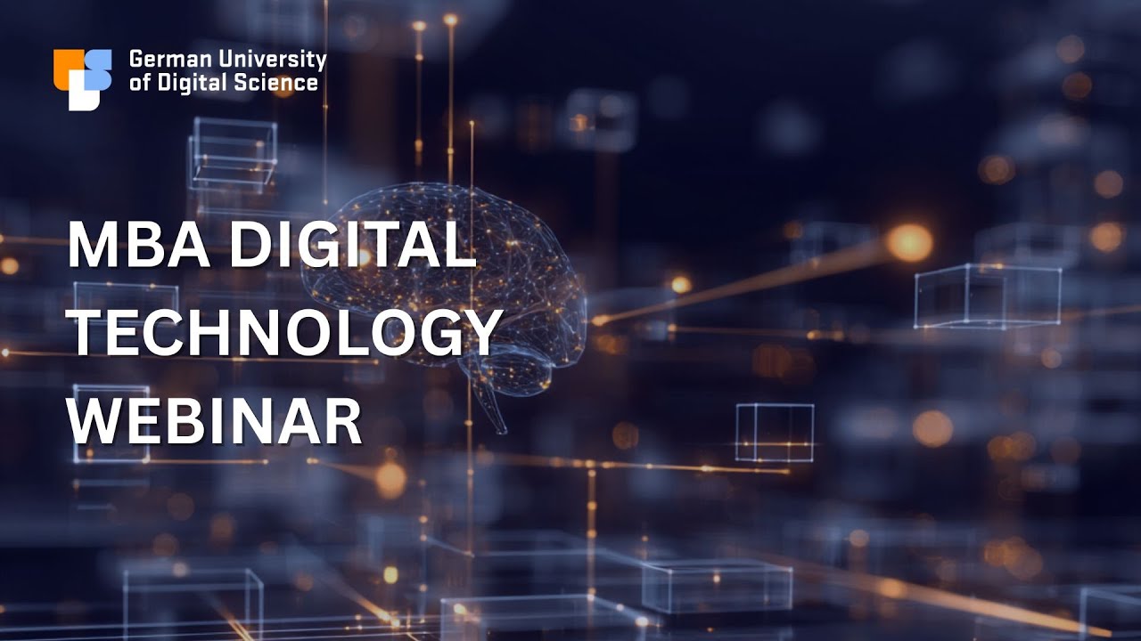 MBA Digital Technology at German UDS | Full Webinar Recording | 26.08.2025