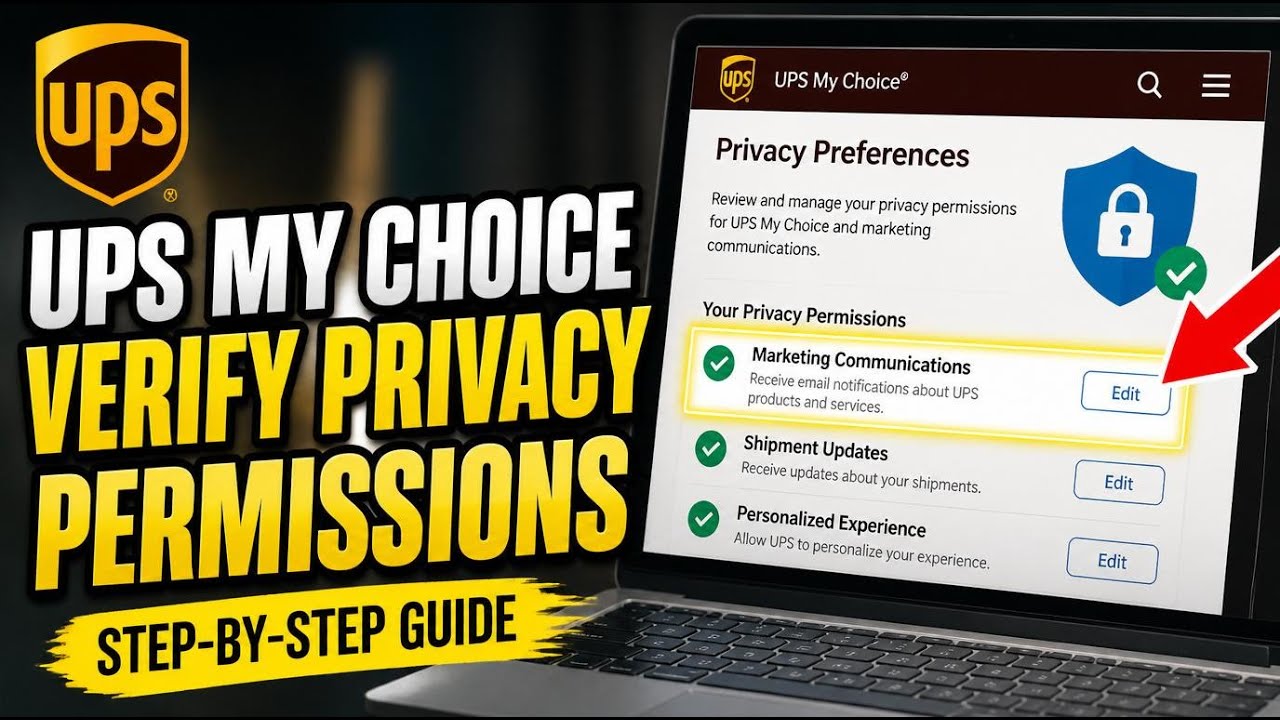 Как проверить настройки конфиденциальности в UPS My Choice: руководство для начинающих