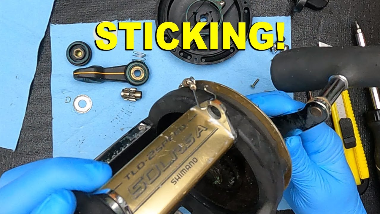 Tough To Crank! Not What You Think. Here's the FIX! Fishing Reel Repair