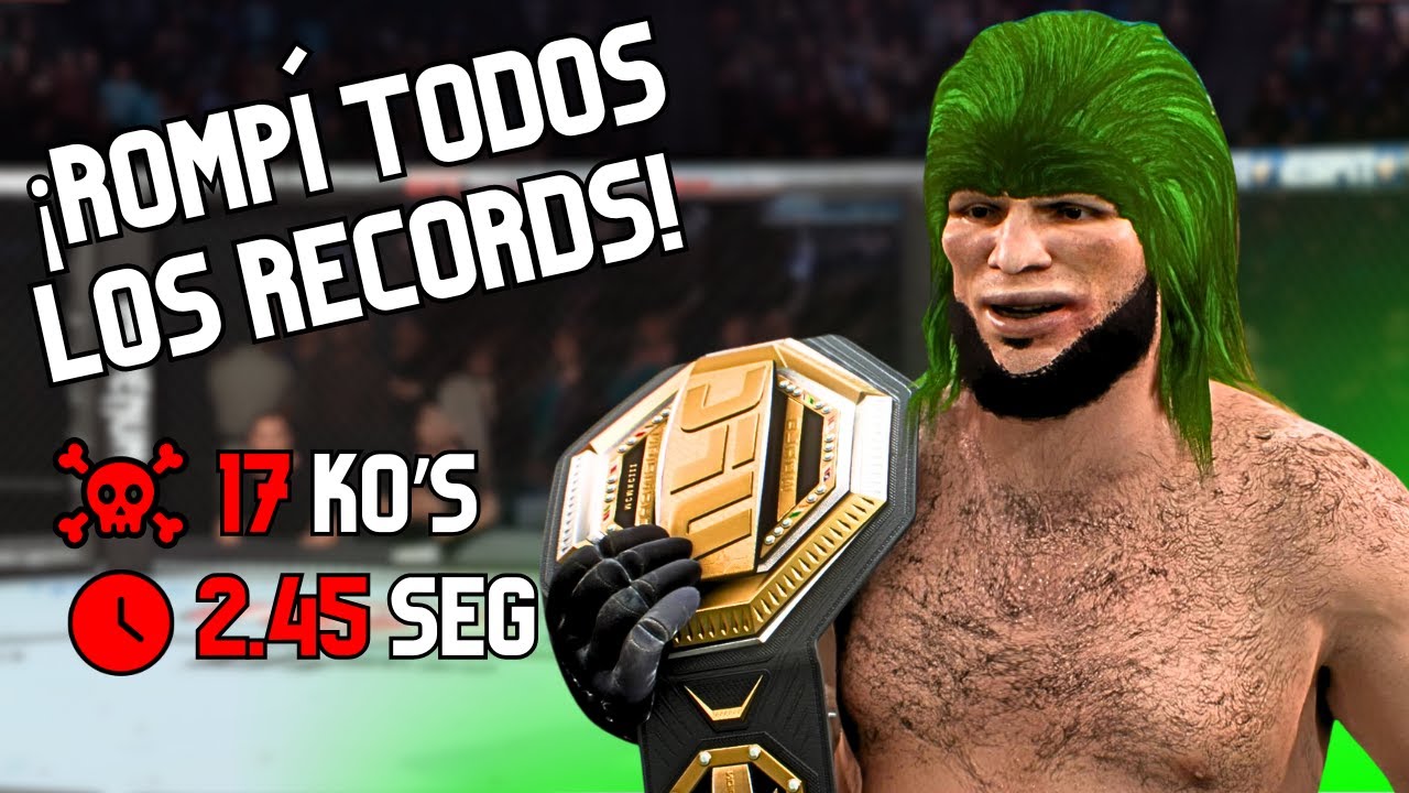 Rompí Todos los Récords de la UFC