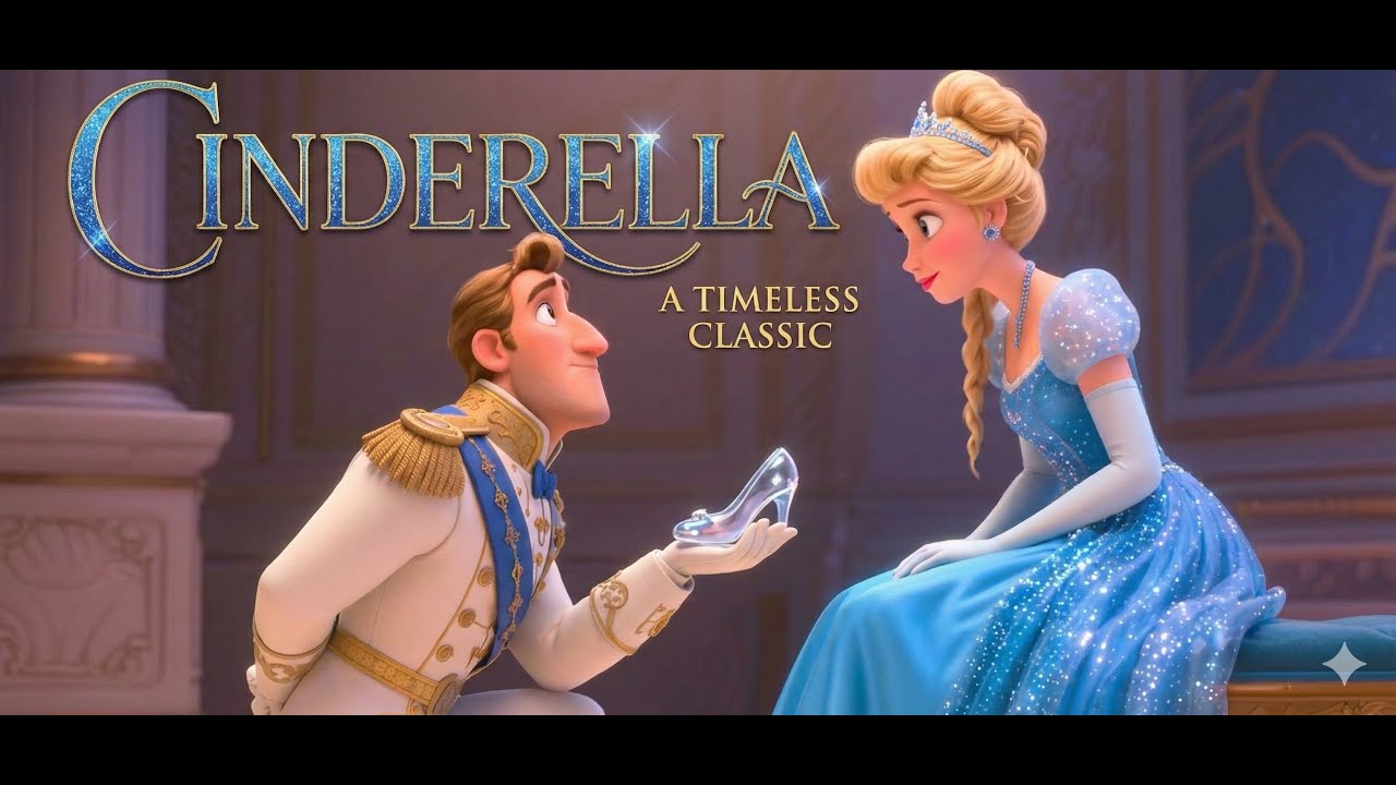 Cinderella & The Glass Slipper 👠🎃 | Full 10-Minute Bedtime Story (3D Animation)