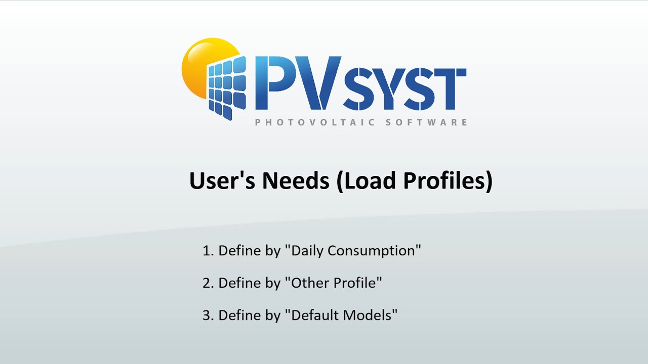 PVsyst 7 - Project 003 - User's needs (Stand Alone system)