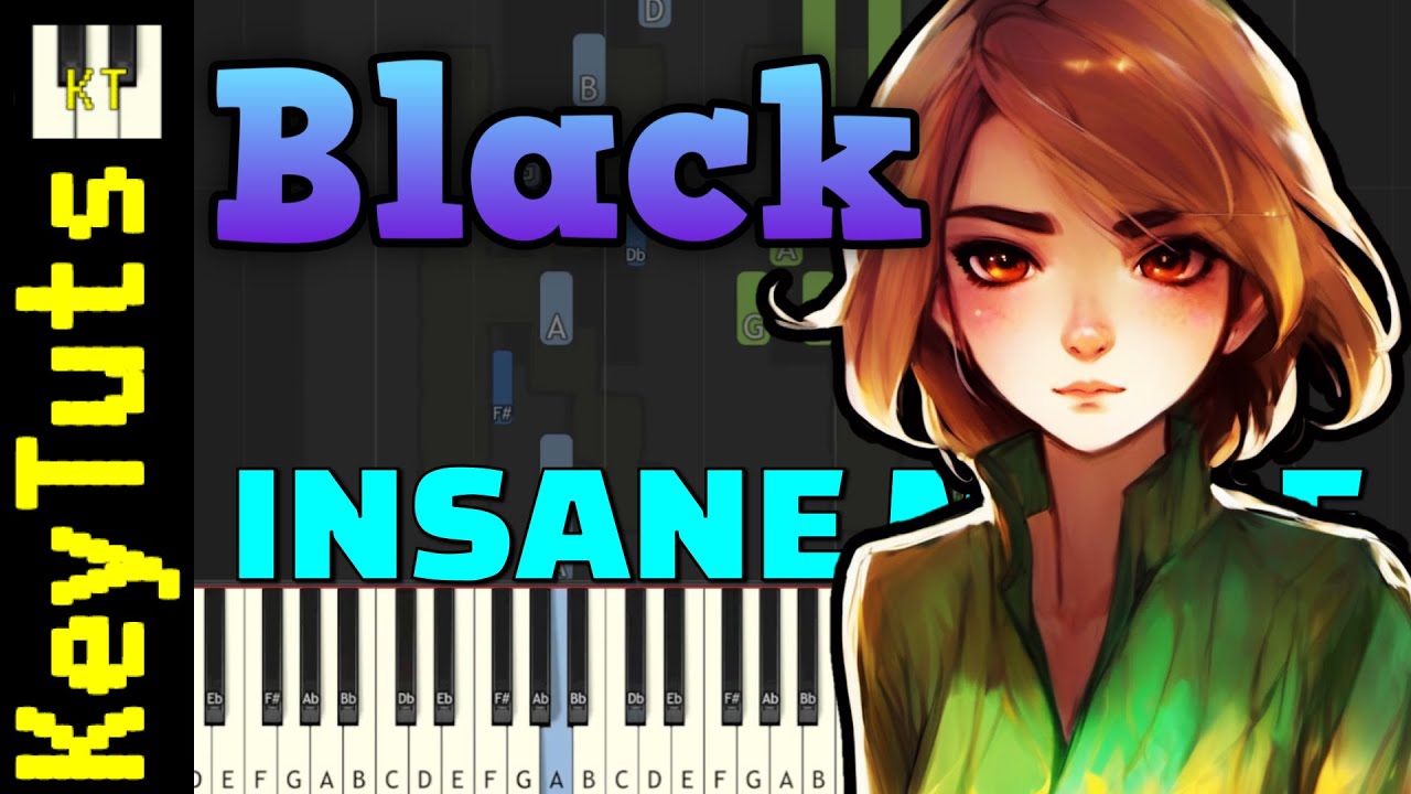 Black [Storyshift] - Insane Mode [Piano Tutorial] (Synthesia)