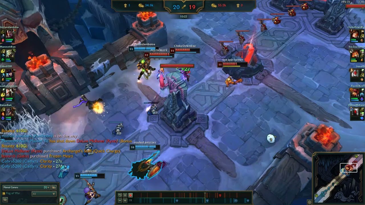 LoL ARAM: As Pantheon - panth stun