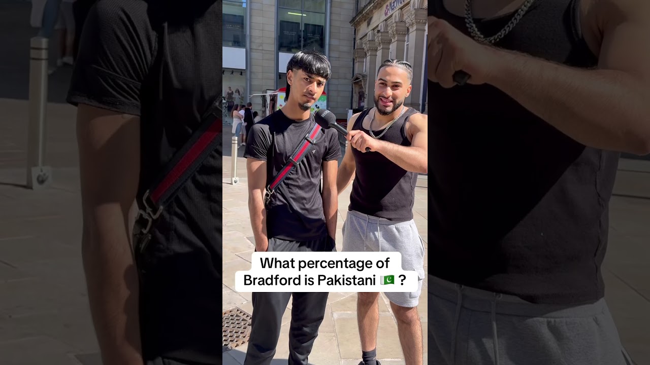What Percentage of Bradford is Pakistani 🇵🇰 ? #shorts #bradford