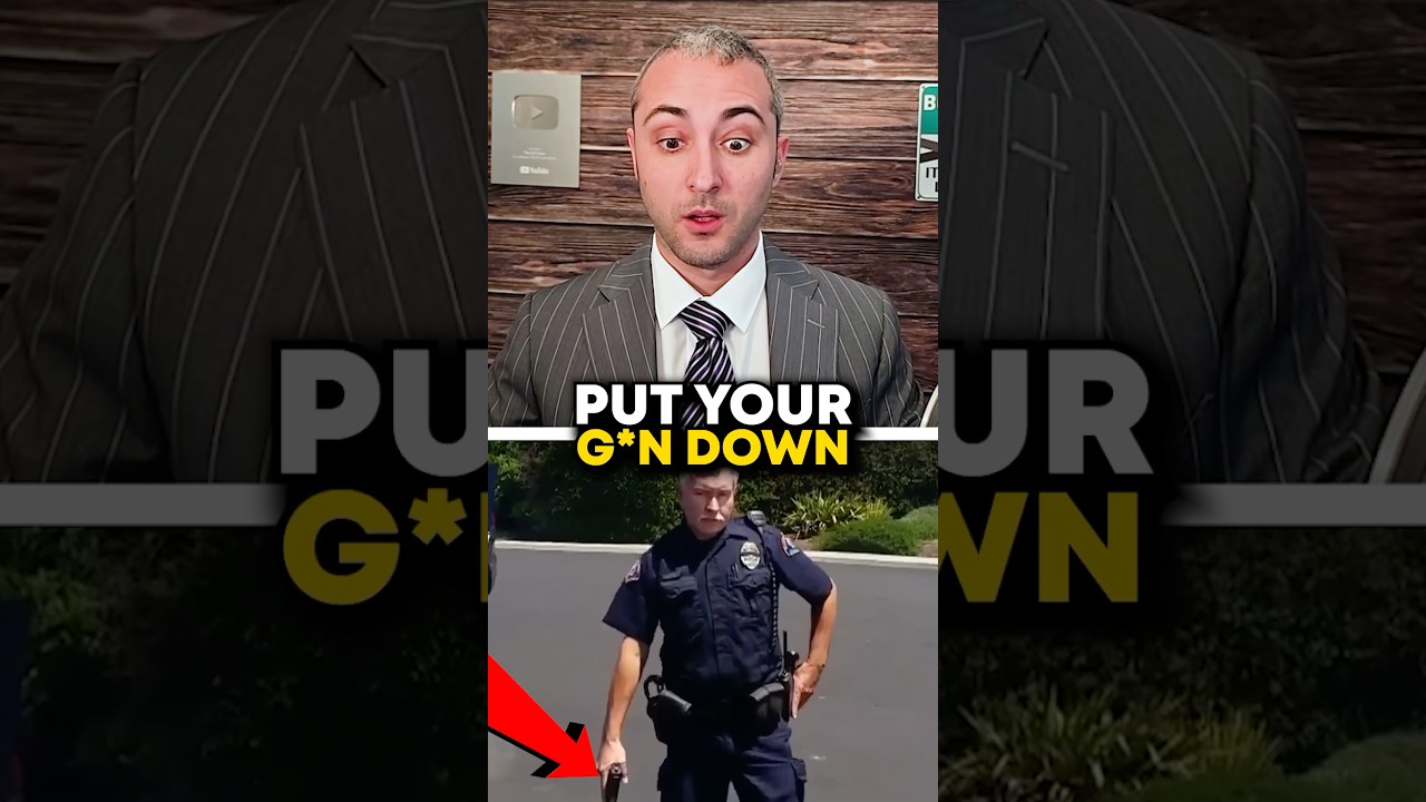 Tyrant Cop Pulls Gun Without Reason: Abuse of Power Exposed! #shorts