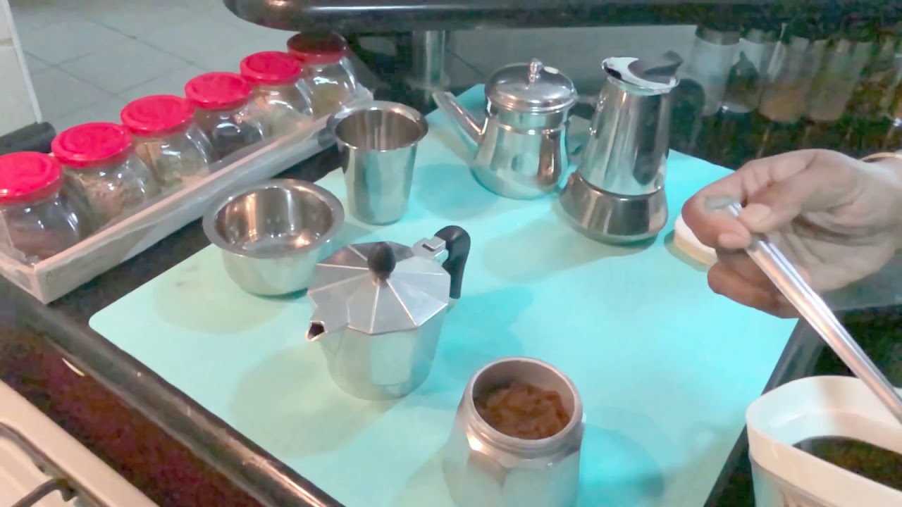 Filter Coffee with percolator - The easy way in Tamil , moka pot