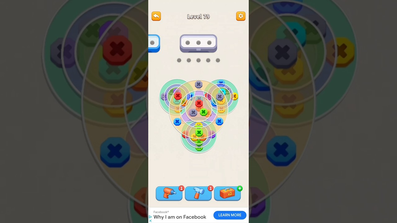 Screw Pin - Nuts Puzzle - level (79)